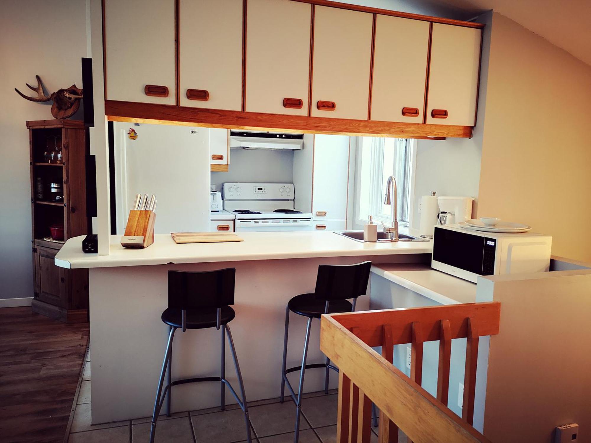 Condo Sur 2 Niveaux Avec Magnifique Vue Sur La Montagne 스톤햄 외부 사진