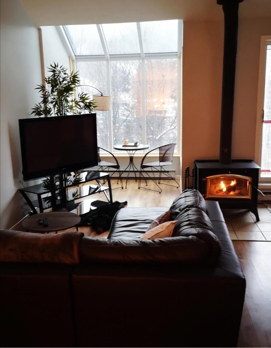 Condo Sur 2 Niveaux Avec Magnifique Vue Sur La Montagne 스톤햄 외부 사진